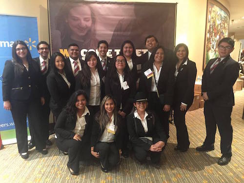 TAMIU Enactus Group members